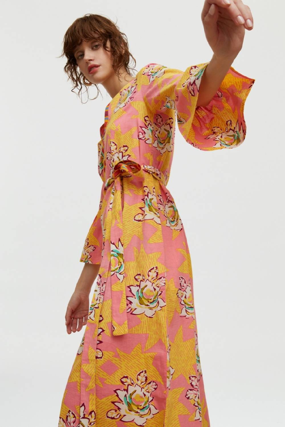 Lisa Corti Abito Ethesian Star Flower Light Pink