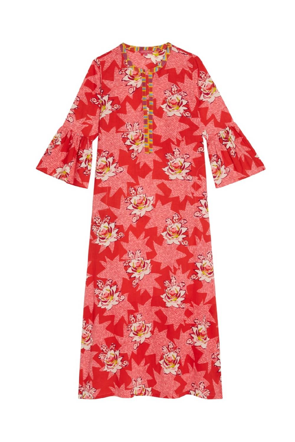Lisa Corti Abito Ethesian Star Flower Red