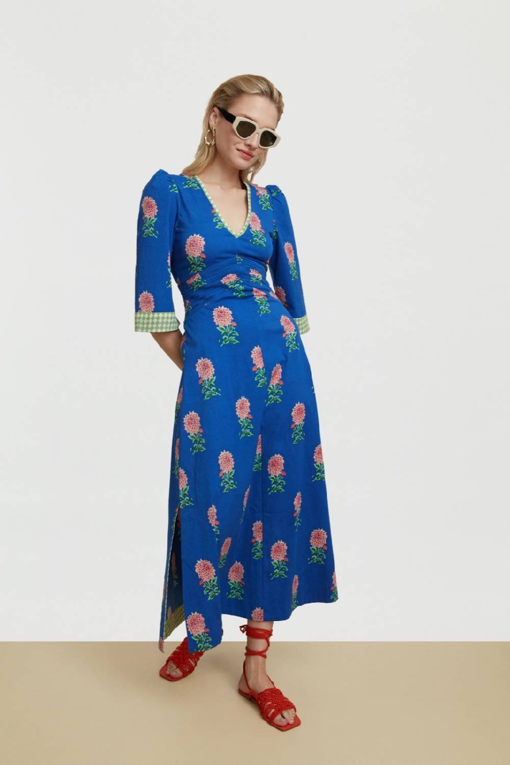 Lisa Corti Abito Fiesta Mamagoto Royal Blue