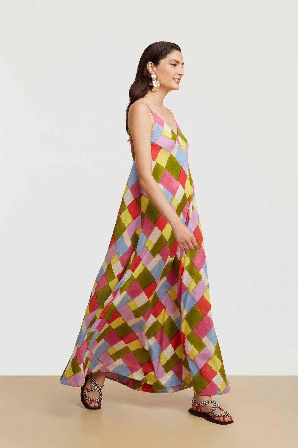 Lisa Corti Abito Kyarah Geesband Acid Green