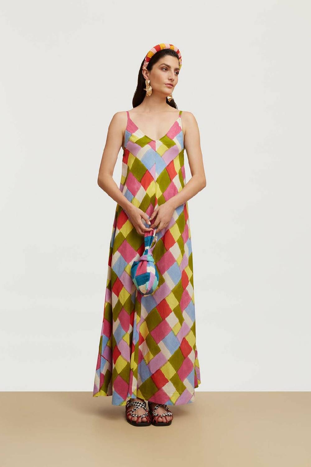 Lisa Corti abito kyarah geesband acid green