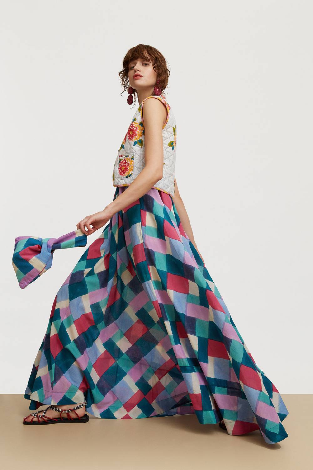 Lisa Corti Abito Kyarah Geesband Peacock