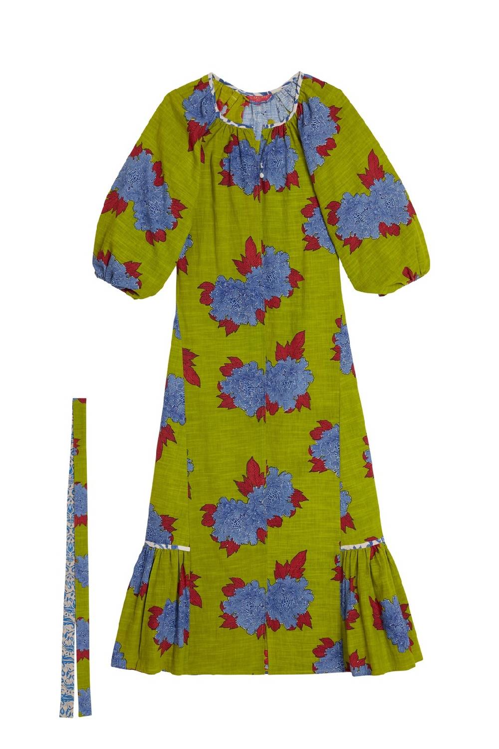 Lisa Corti Abito Mandili Abhanery Peony Acid Green