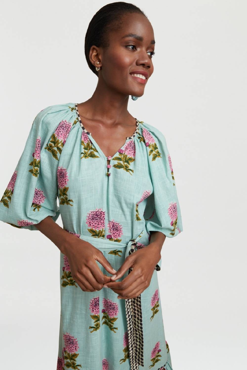 Lisa Corti Abito Mandili Mamagoto Celadon