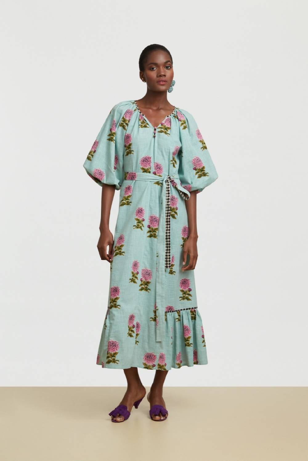 Lisa Corti abito mandili mamagoto celadon