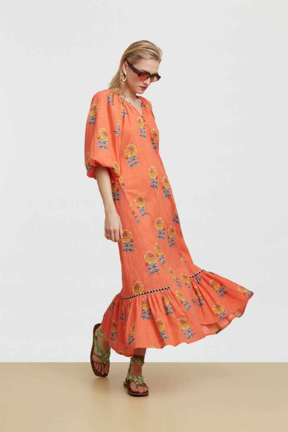 Lisa Corti abito mandili mamagoto geranium