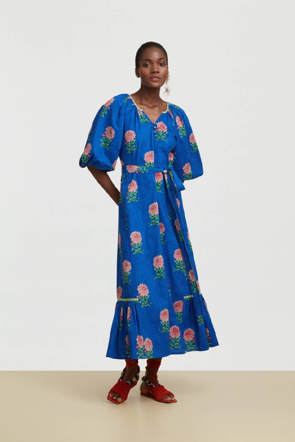 Lisa Corti Abito Mandili Mamagoto Royal Blue