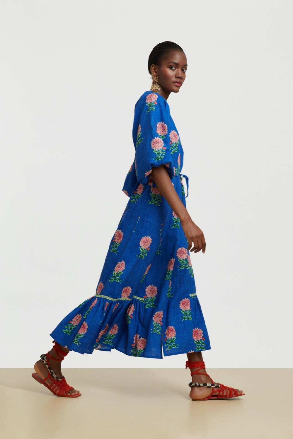 Lisa Corti Abito Mandili Mamagoto Royal Blue