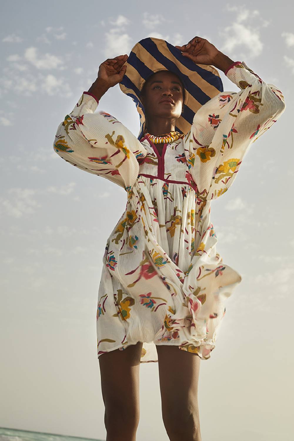 Lisa Corti Abito Mini Ortensia Japanese Acid Green