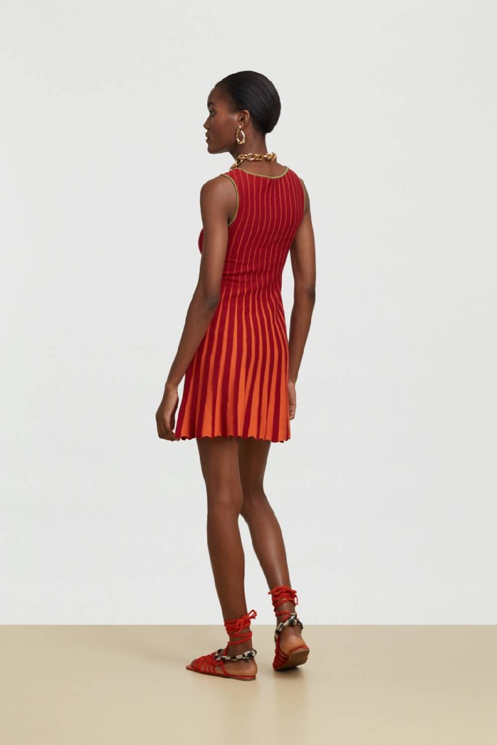 Lisa Corti Abito Mulberry Red