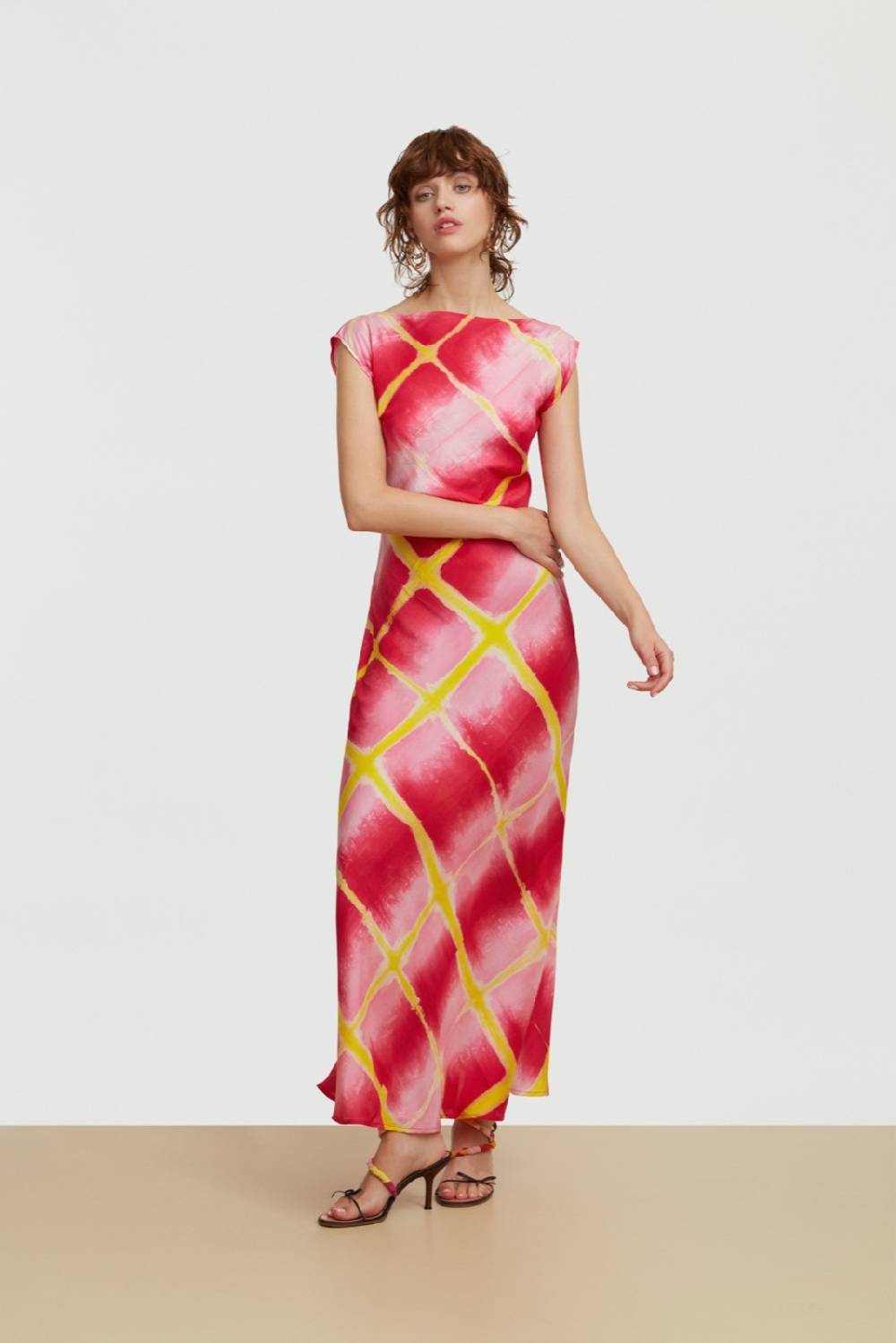 Lisa Corti abito phaalko tangra pink