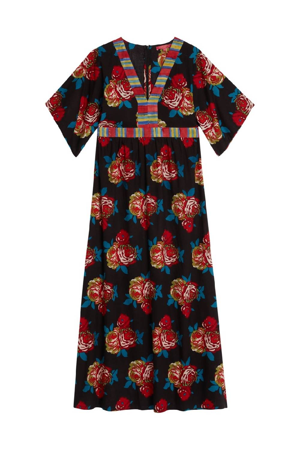 Lisa Corti Abito Pria Bold Rose Black