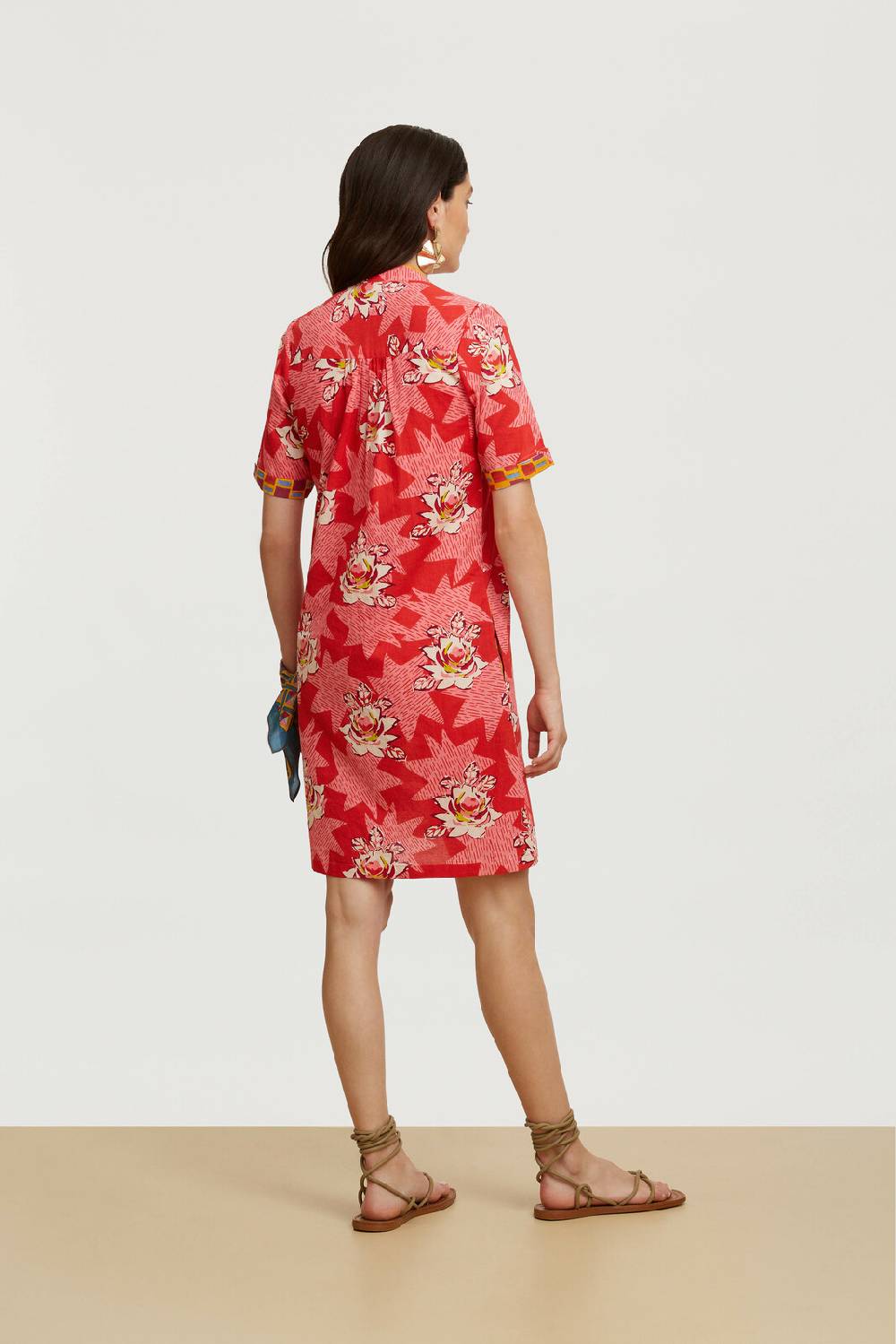 Lisa Corti Abito Radha Star Flower Red