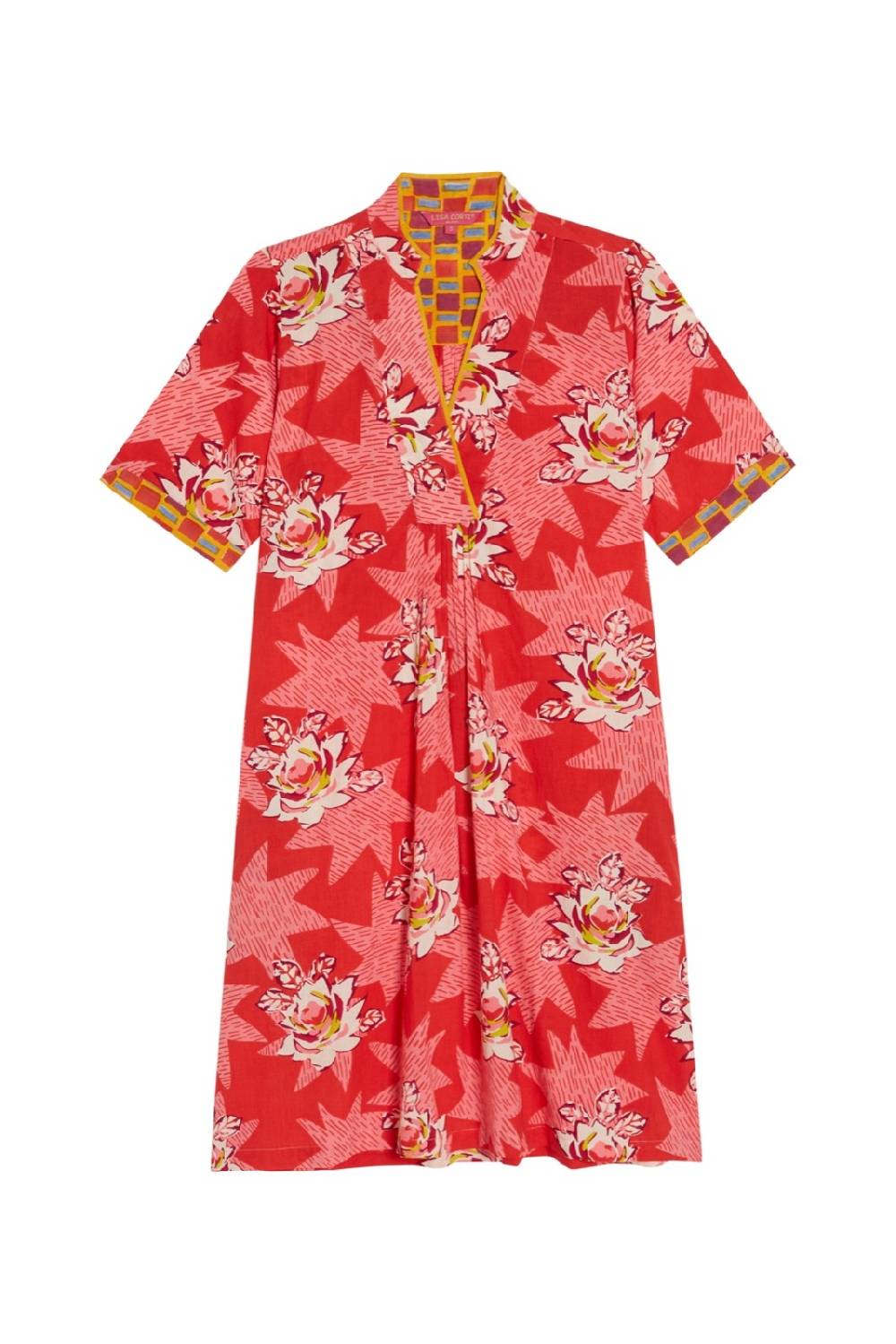 Lisa Corti Abito Radha Star Flower Red