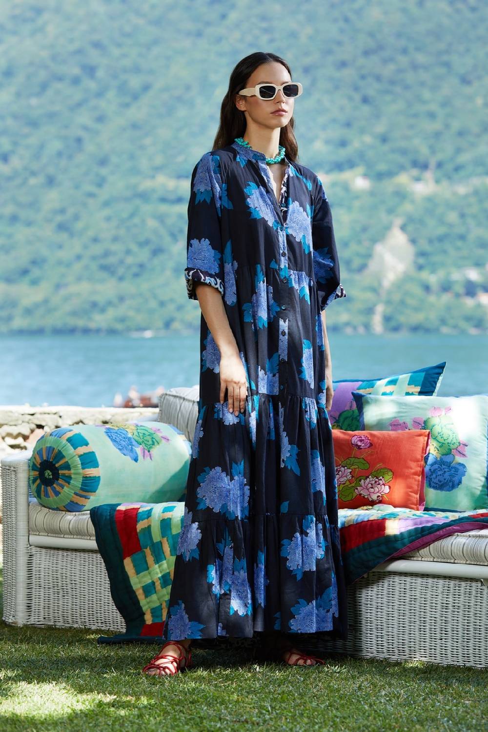 Lisa Corti Abito Rambagh Abhanery Peony Payne