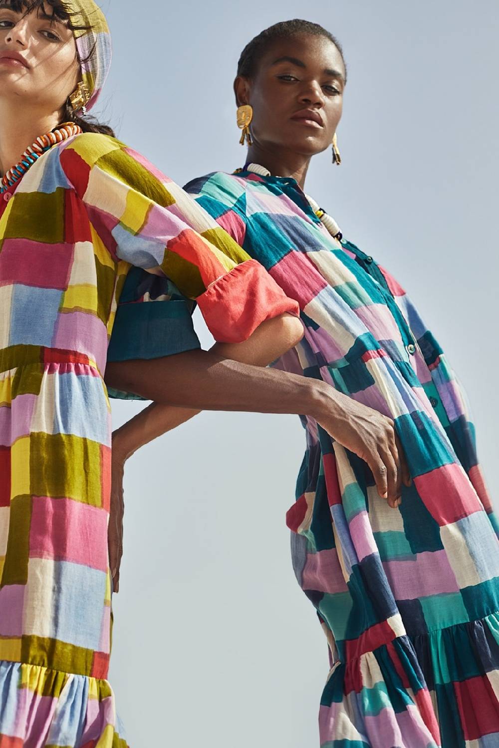 Lisa Corti Abito Rambagh Geesband Peacock