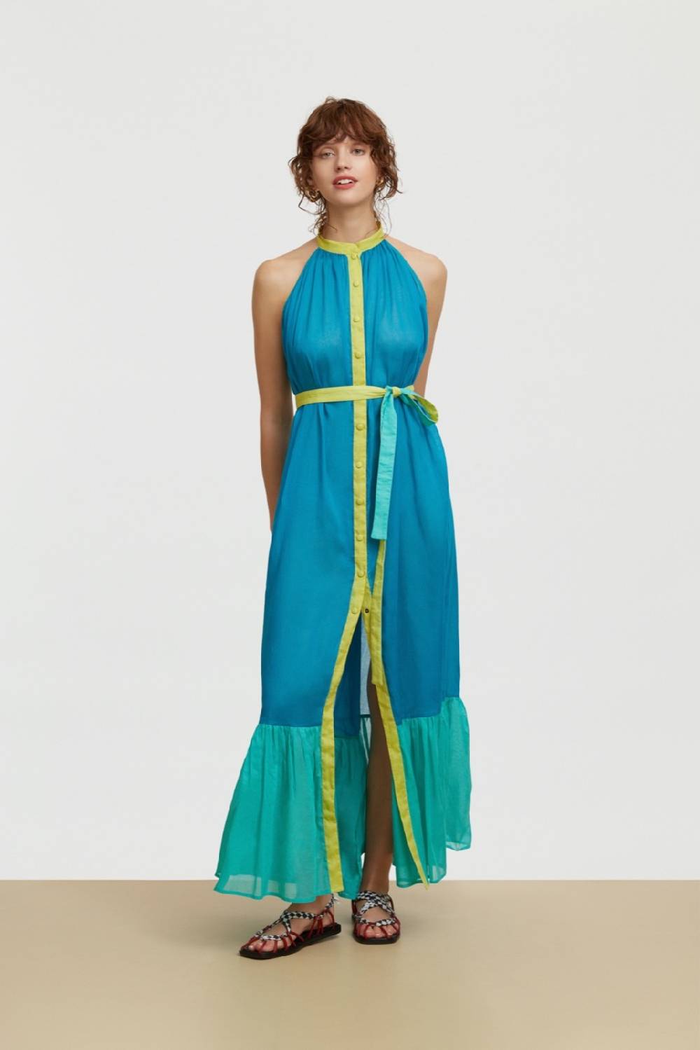 Lisa Corti abito ravi cobalt