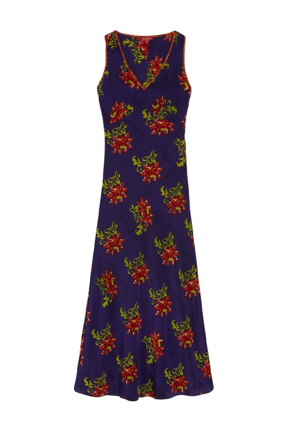 Lisa Corti Abito Sofia Tangeri Flower Purple