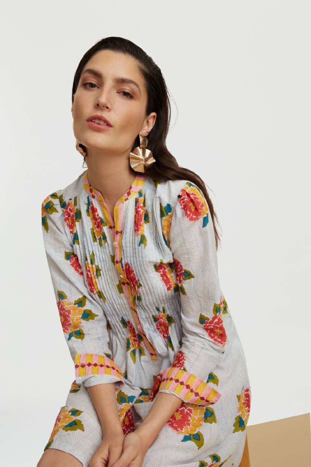 Lisa Corti Abito Teena Barwara Light Blue