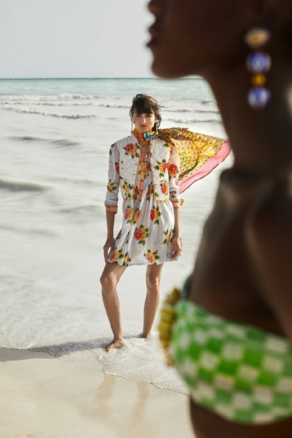 Lisa Corti abito teena barwara light blue