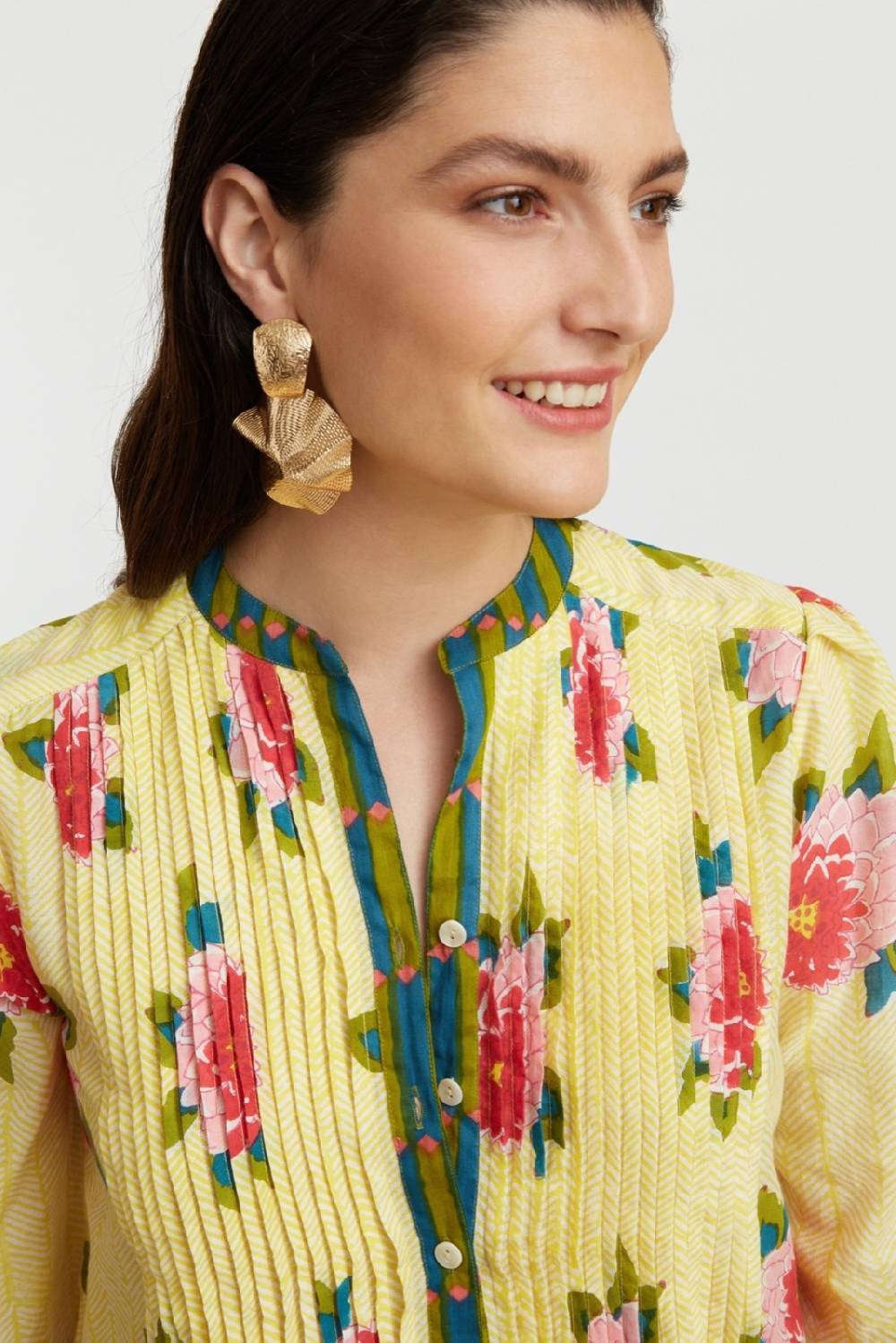 Lisa Corti Abito Teena Barwara Light Yellow