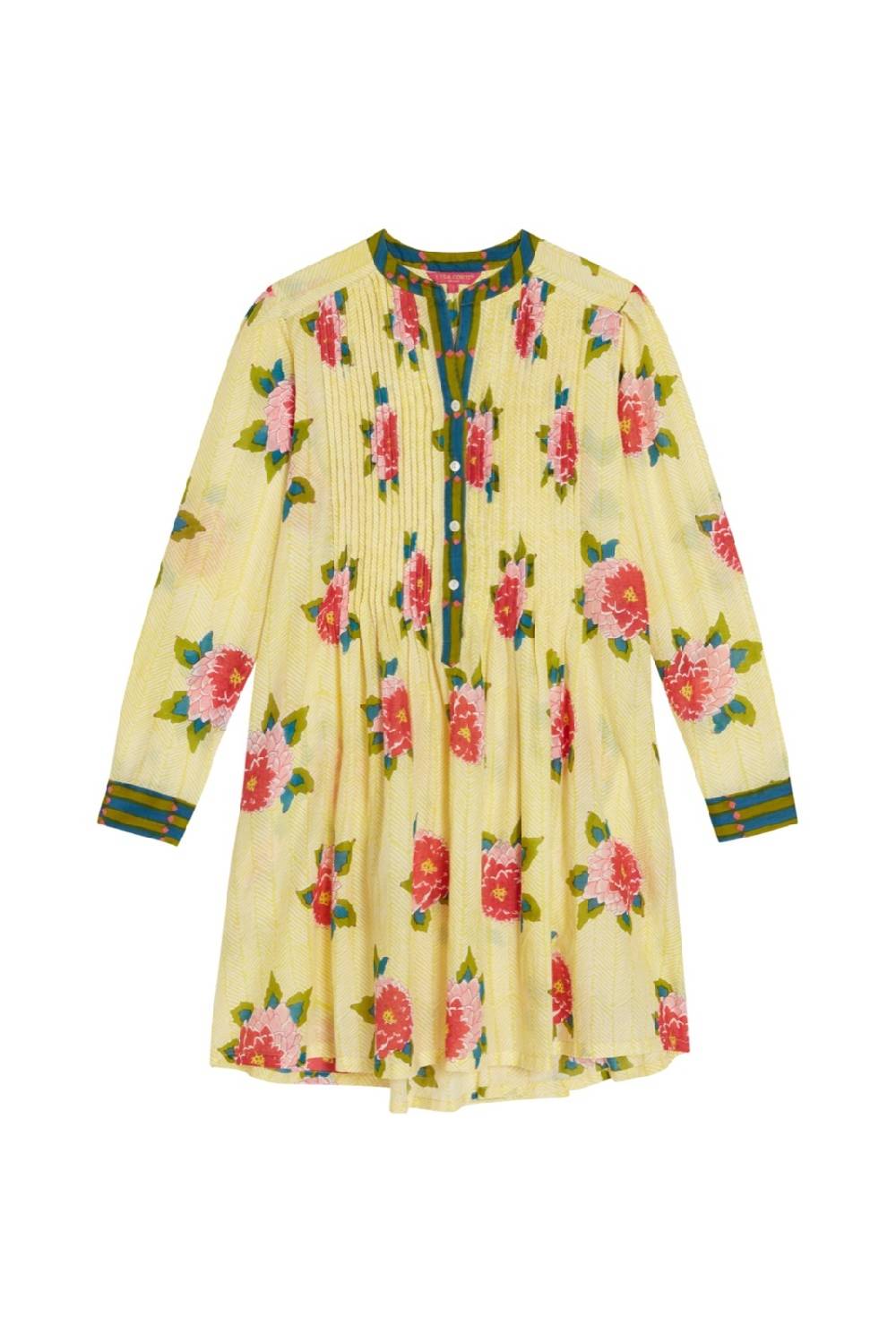 Lisa Corti Abito Teena Barwara Light Yellow