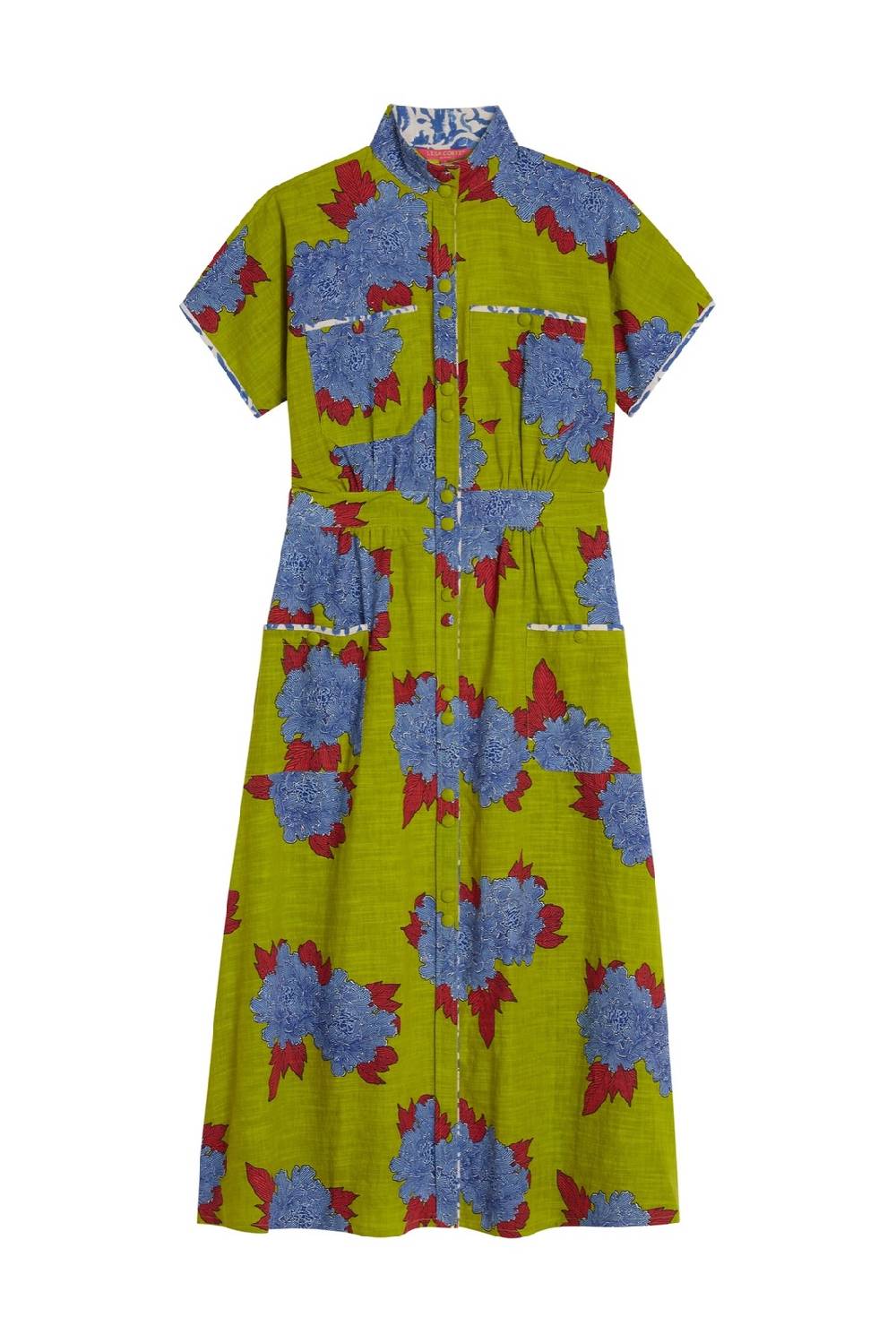 Lisa Corti Abito Tsubaki Abhanery Peony Acid Green