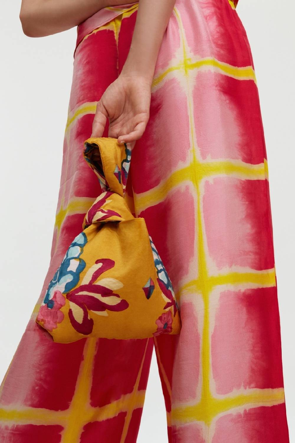 Lisa Corti borsa knot reversibile ramye gold