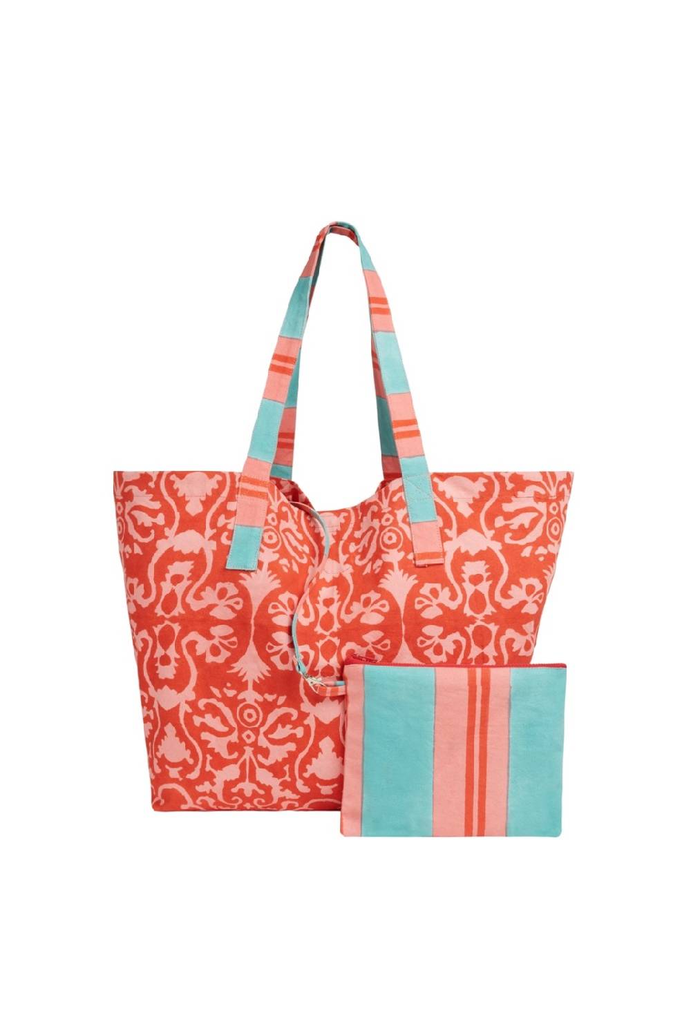 Lisa Corti Borsa New Lisa Damask Design Red