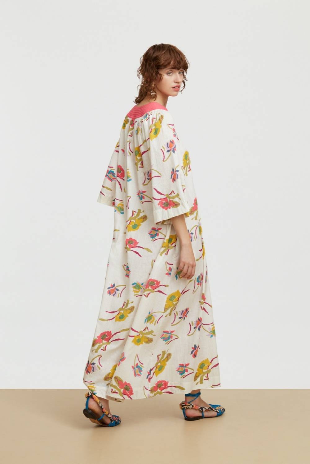 Lisa Corti Caftano Ninbu Japanese Acid Green