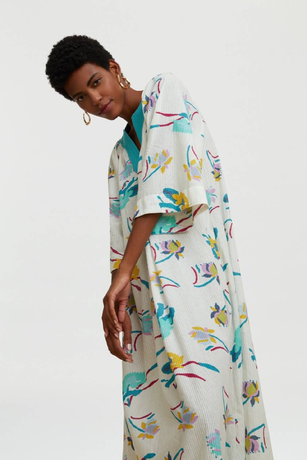 Lisa Corti Caftano Ninbu Japanese Peacock