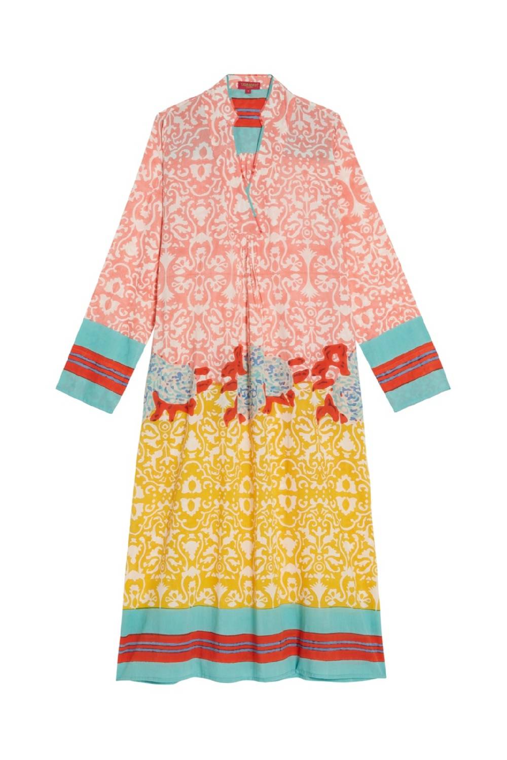 Lisa Corti Caftano Radha Dam Dam Old Pink