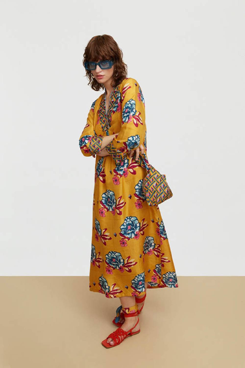 Lisa Corti Caftano Radha Ramye Gold