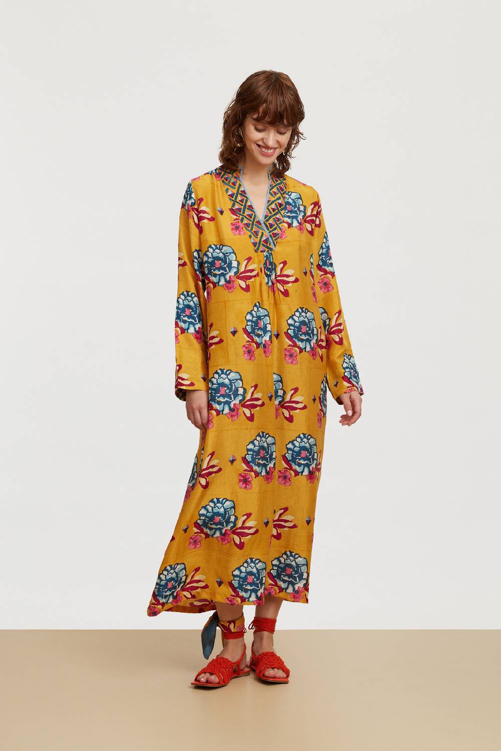 Lisa Corti caftano radha ramye gold