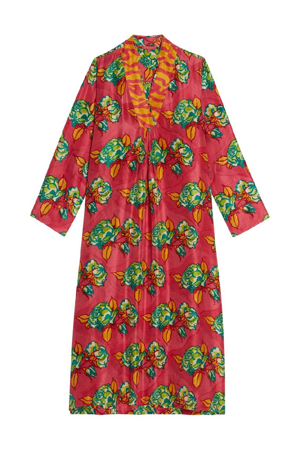 Lisa Corti Caftano Radha Rosa Spina Geranium