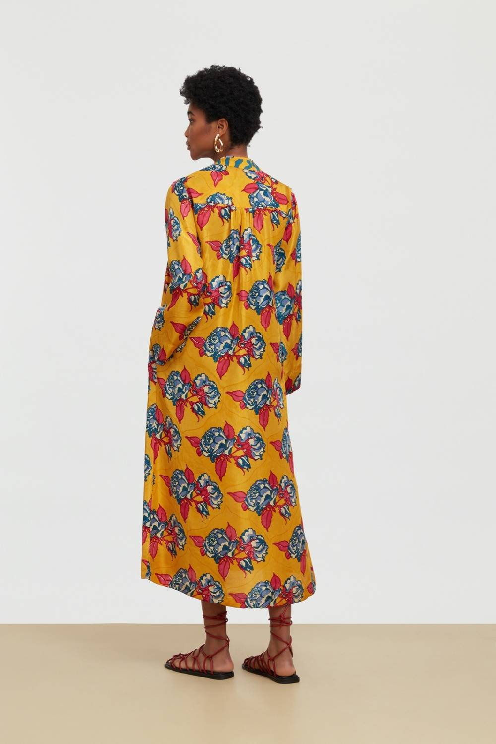 Lisa Corti Caftano Radha Rosa Spina Orange