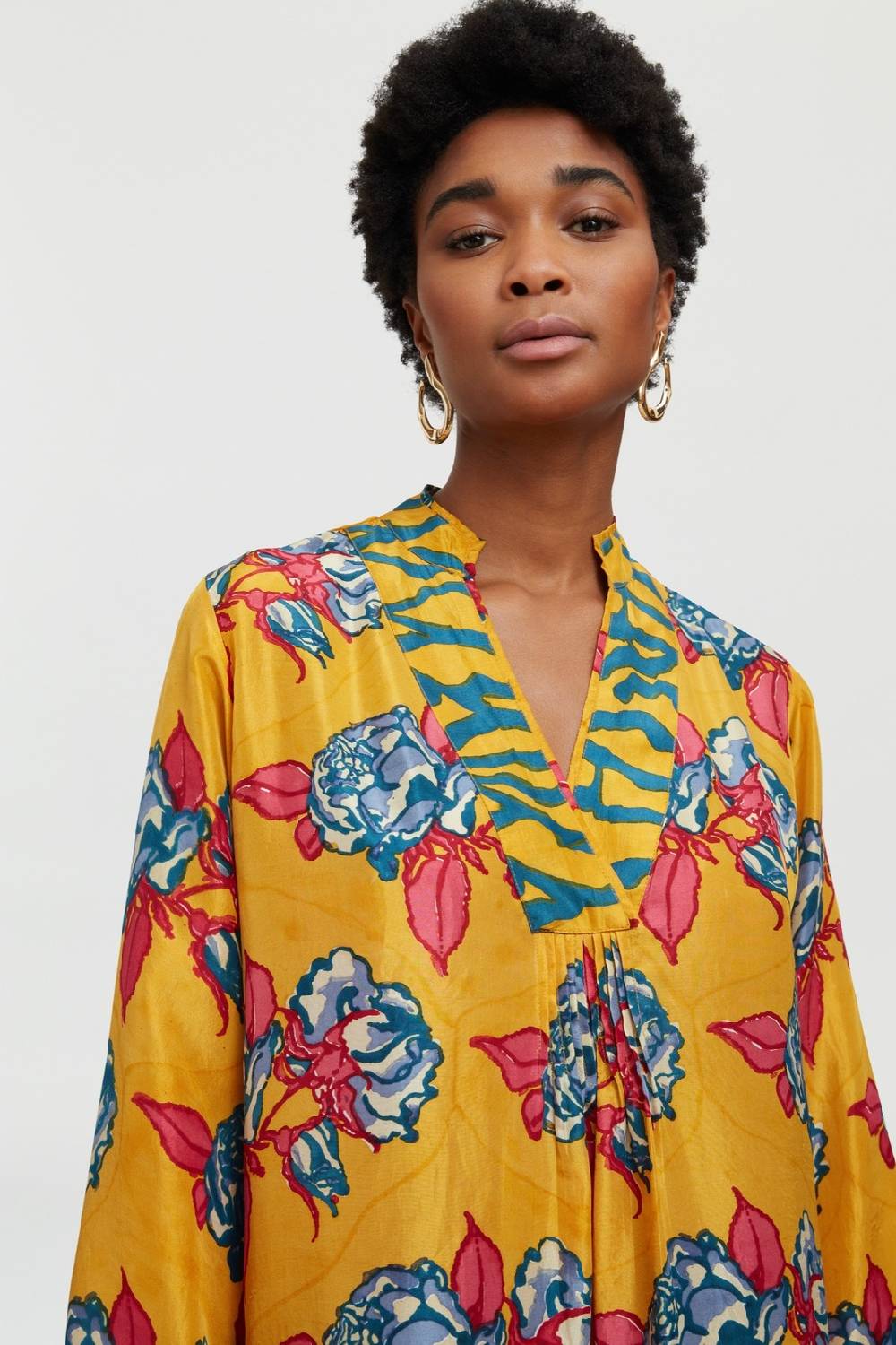 Lisa Corti Caftano Radha Rosa Spina Orange