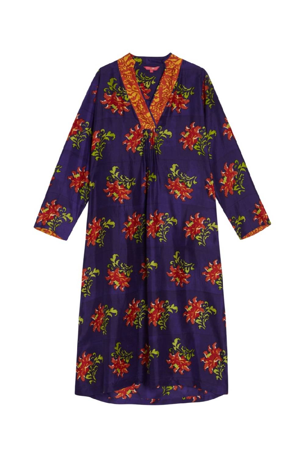 Lisa Corti Caftano Radha Tangeri Flower Purple