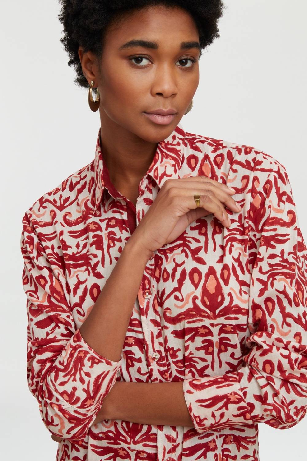 Lisa Corti Camicia Acapulco Adhanery Damasque Rany