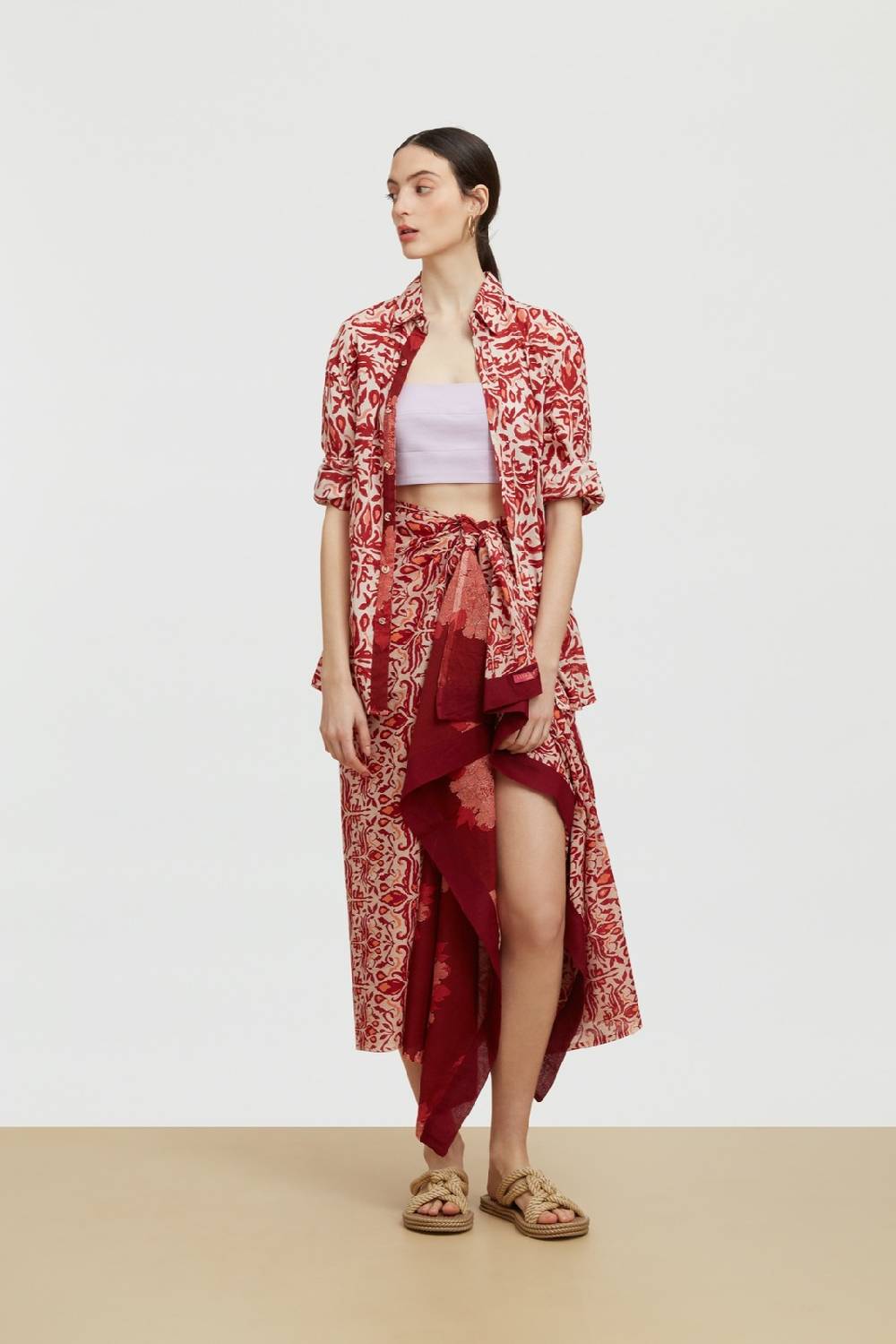 Lisa Corti Camicia Acapulco Adhanery Damasque Rany