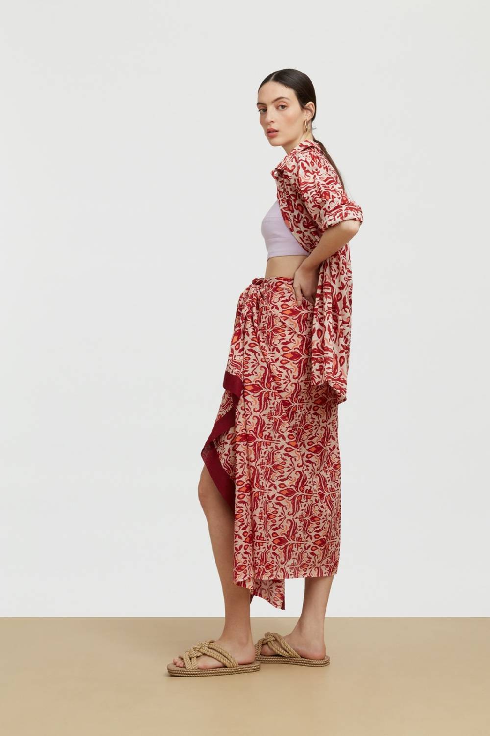 Lisa Corti Camicia Acapulco Adhanery Damasque Rany