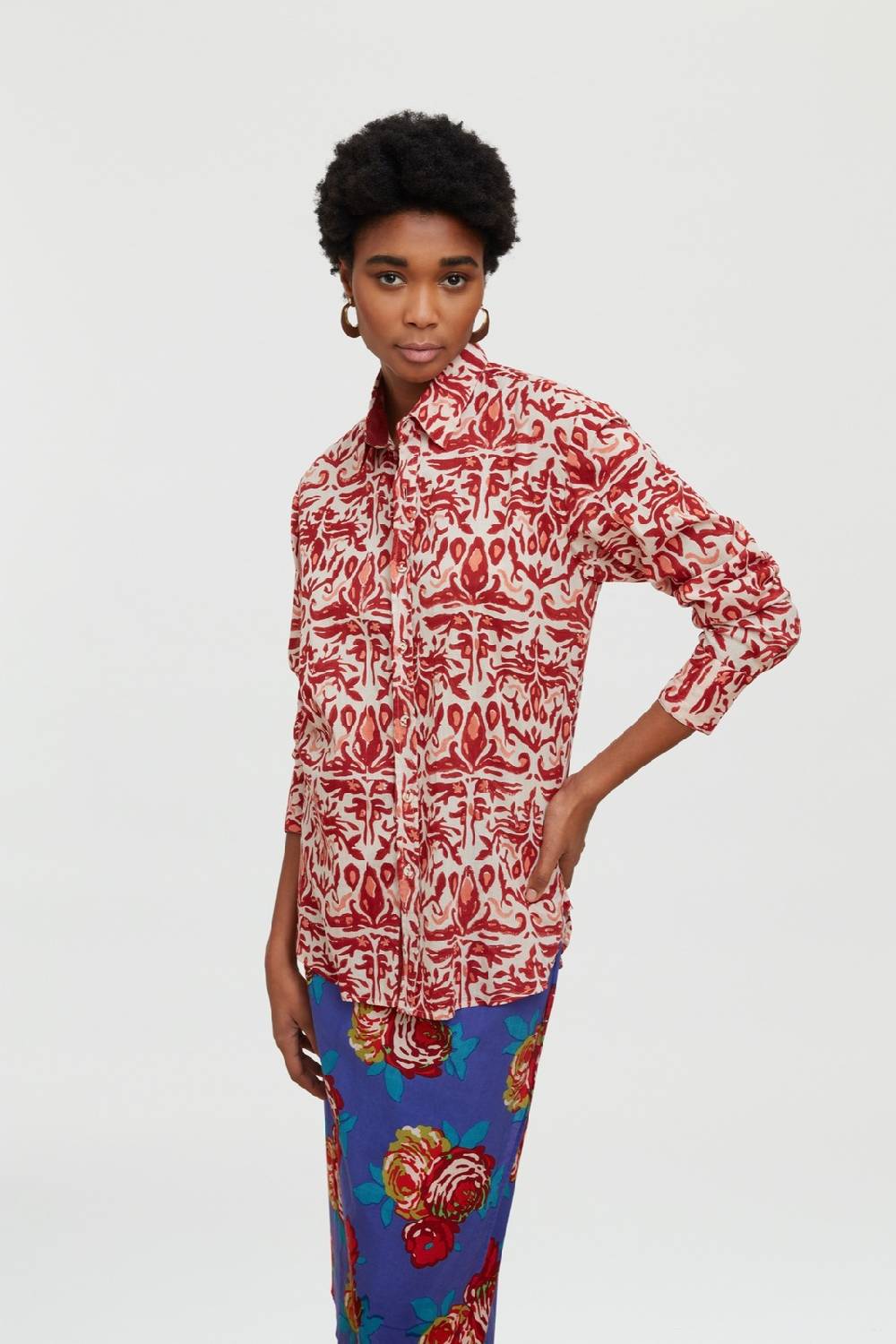 Lisa Corti camicia acapulco adhanery damasque rany