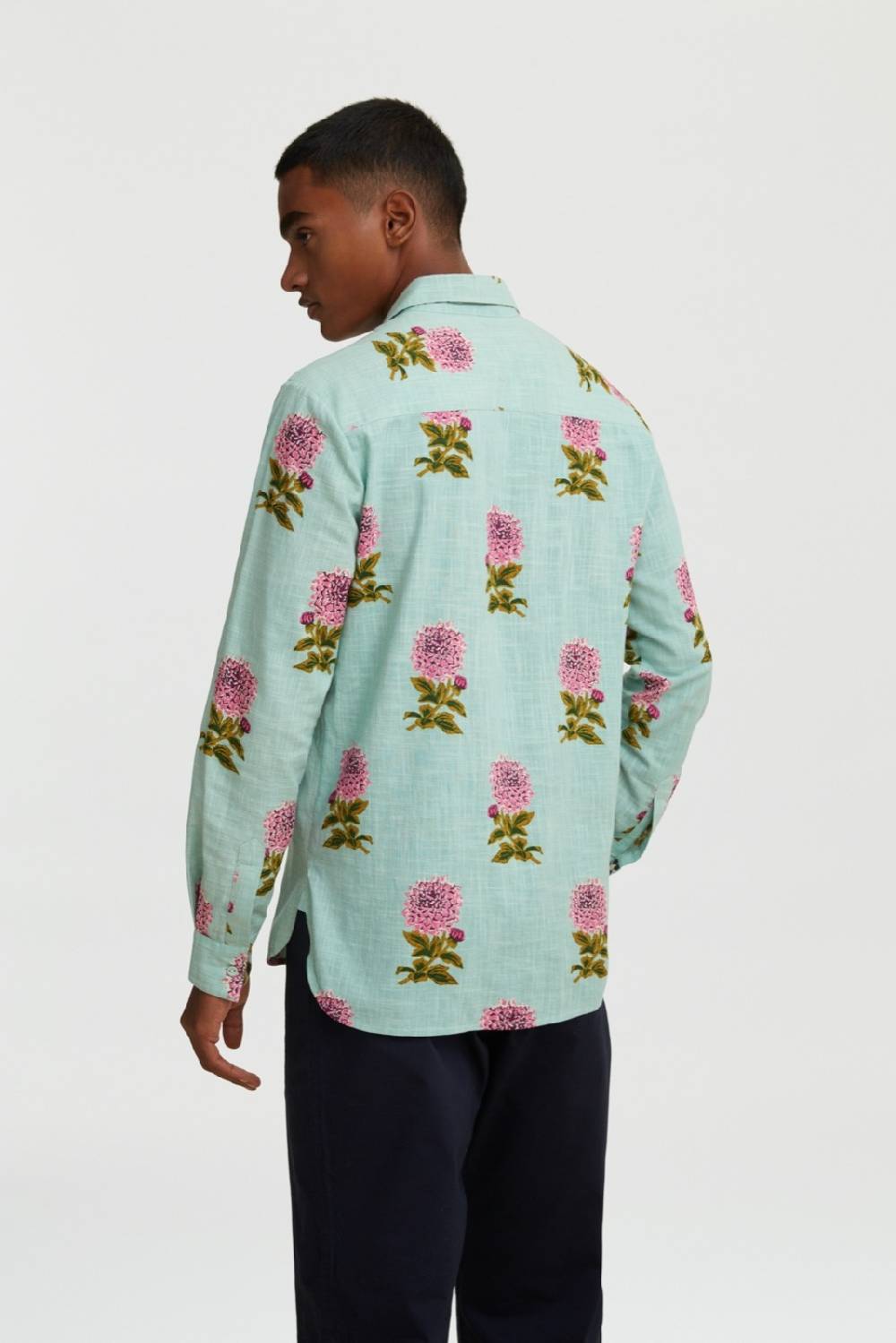 Lisa Corti Camicia Acapulco Mamagoto Celadon