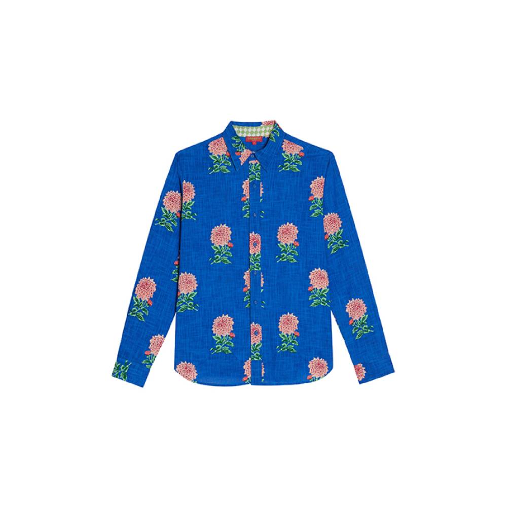 Lisa Corti Camicia Acapulco Mamagoto Royal Blue