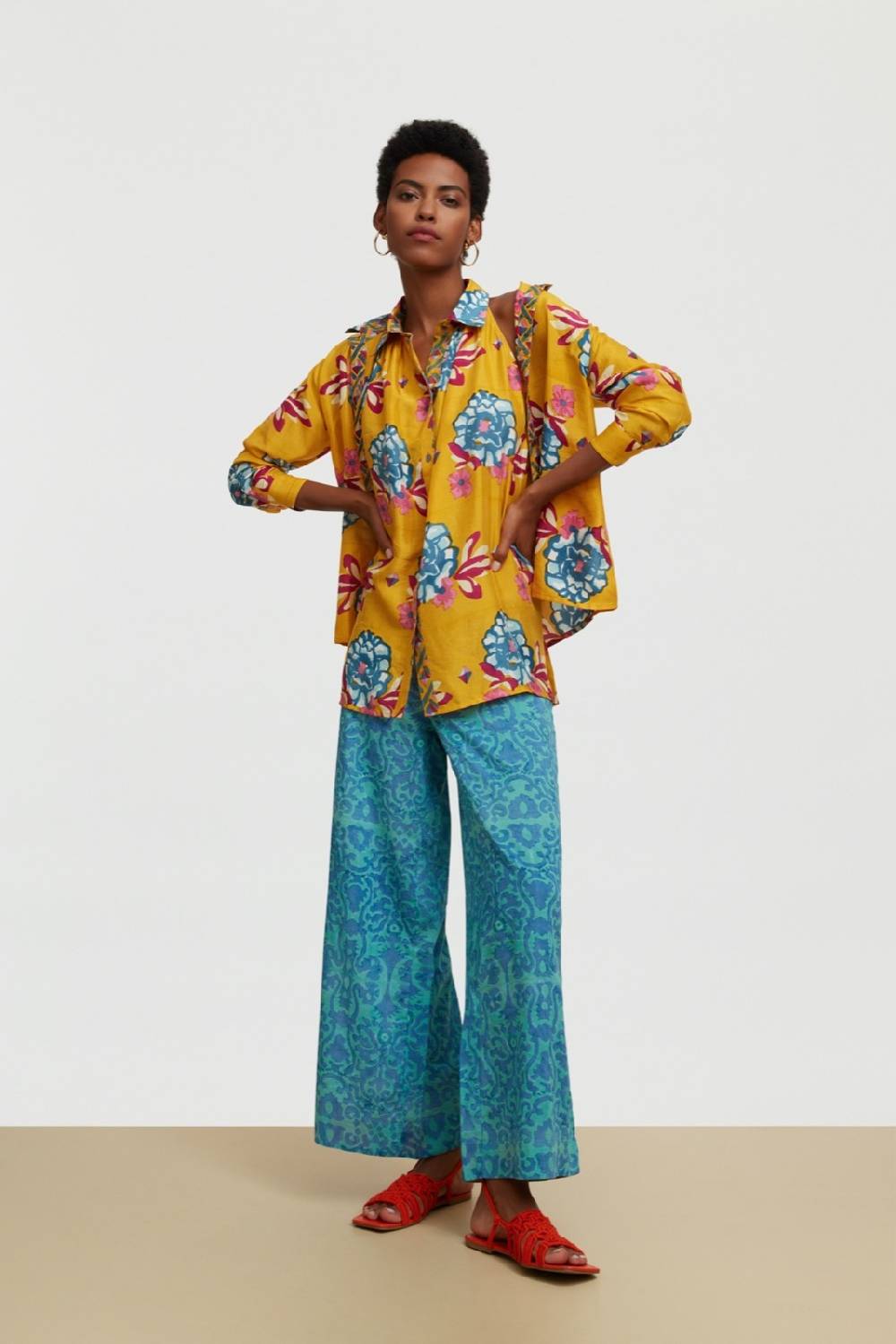 Lisa Corti Camicia Ava Ramye Gold