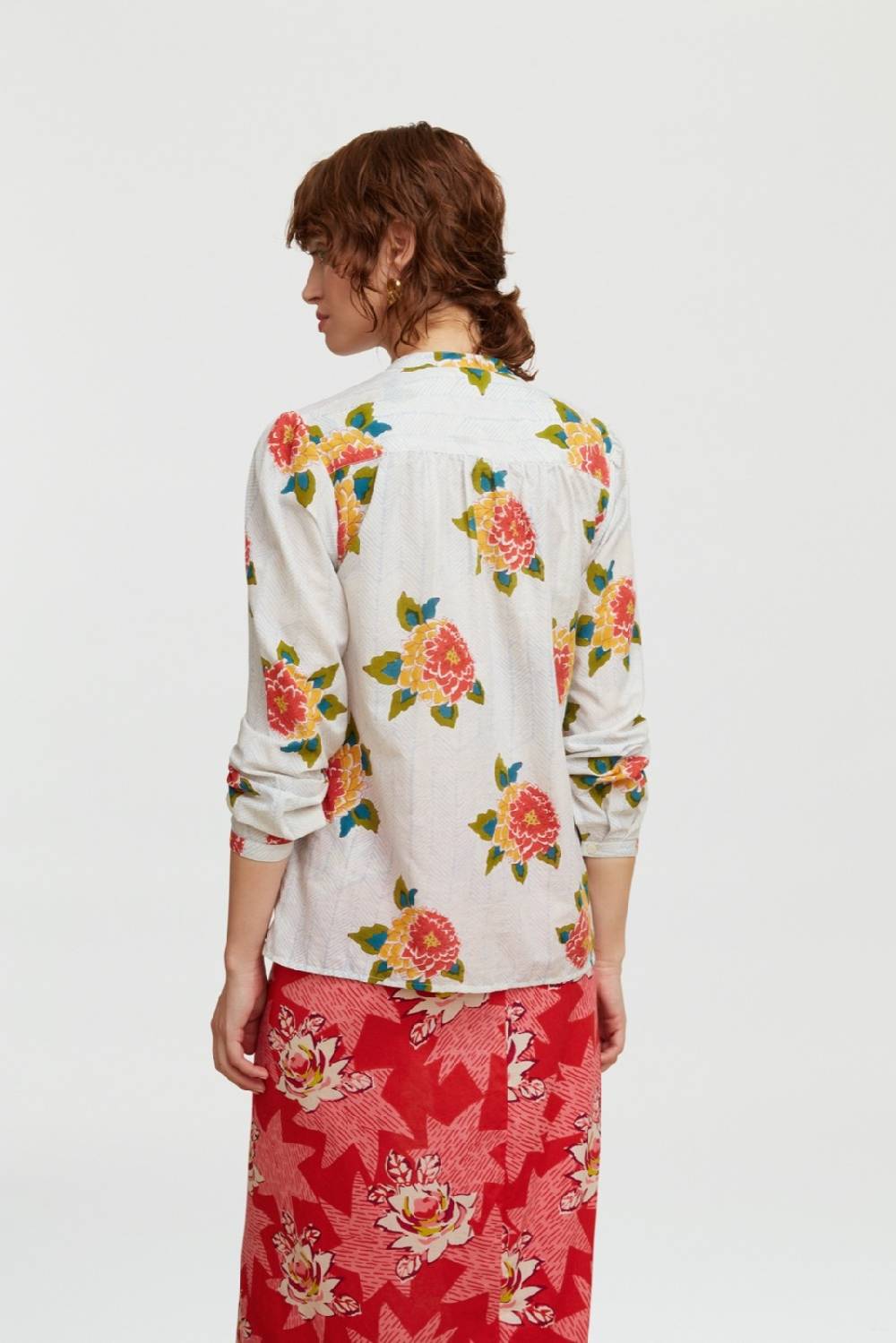 Lisa Corti Camicia Batumi Barwara Light Blue