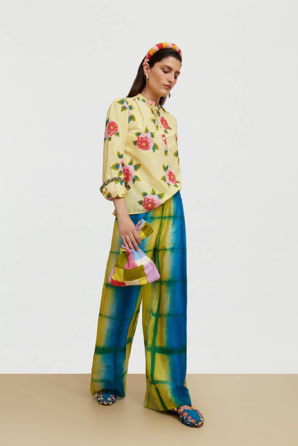 Lisa Corti Camicia Batumi Barwara Light Yellow