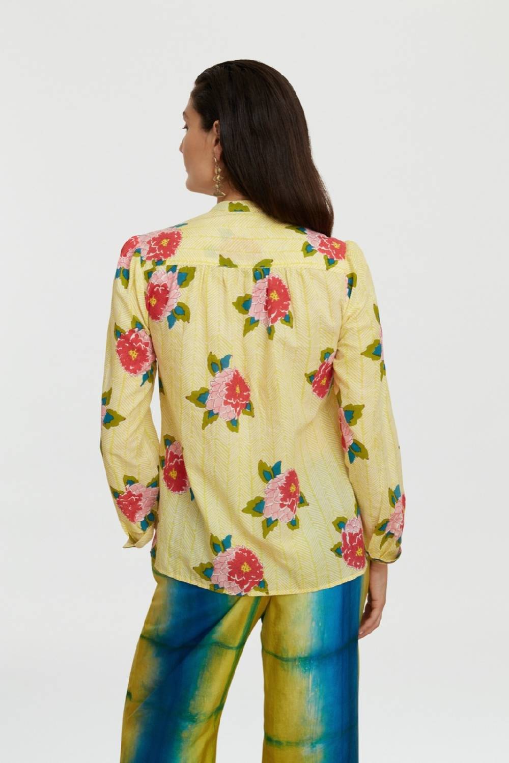 Lisa Corti Camicia Batumi Barwara Light Yellow