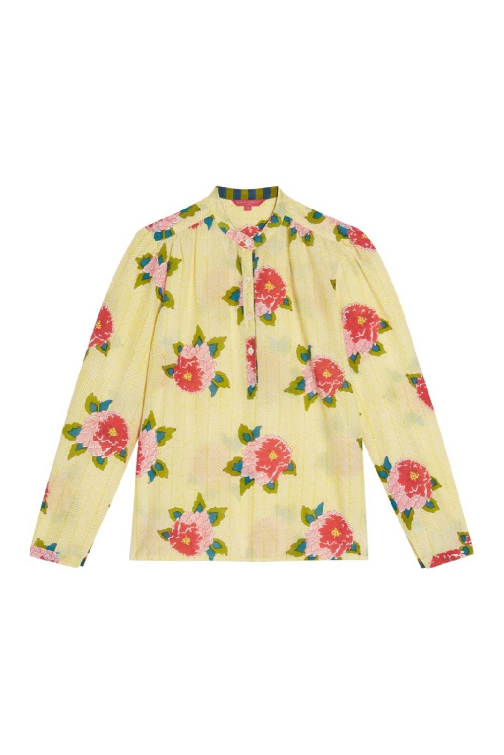 Lisa Corti Camicia Batumi Barwara Light Yellow