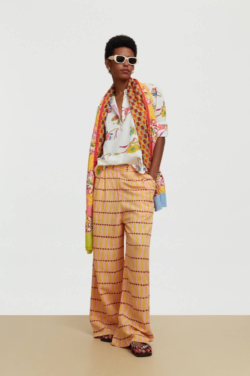 Lisa Corti Camicia Batumi Japanese Acid Green